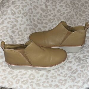 J Slides Mika Sneaker Tan leather Sz 8.5
